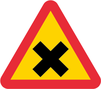 A28 , Varning för vägkorsning